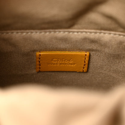 Chloe Smooth Calfskin Small Roy Bucket Bag Burning Camel 6 of 10