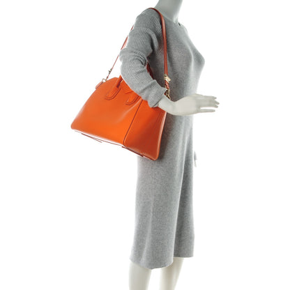 Givenchy Shiny Lord Calfskin Medium Antigona Orange 2 of 8