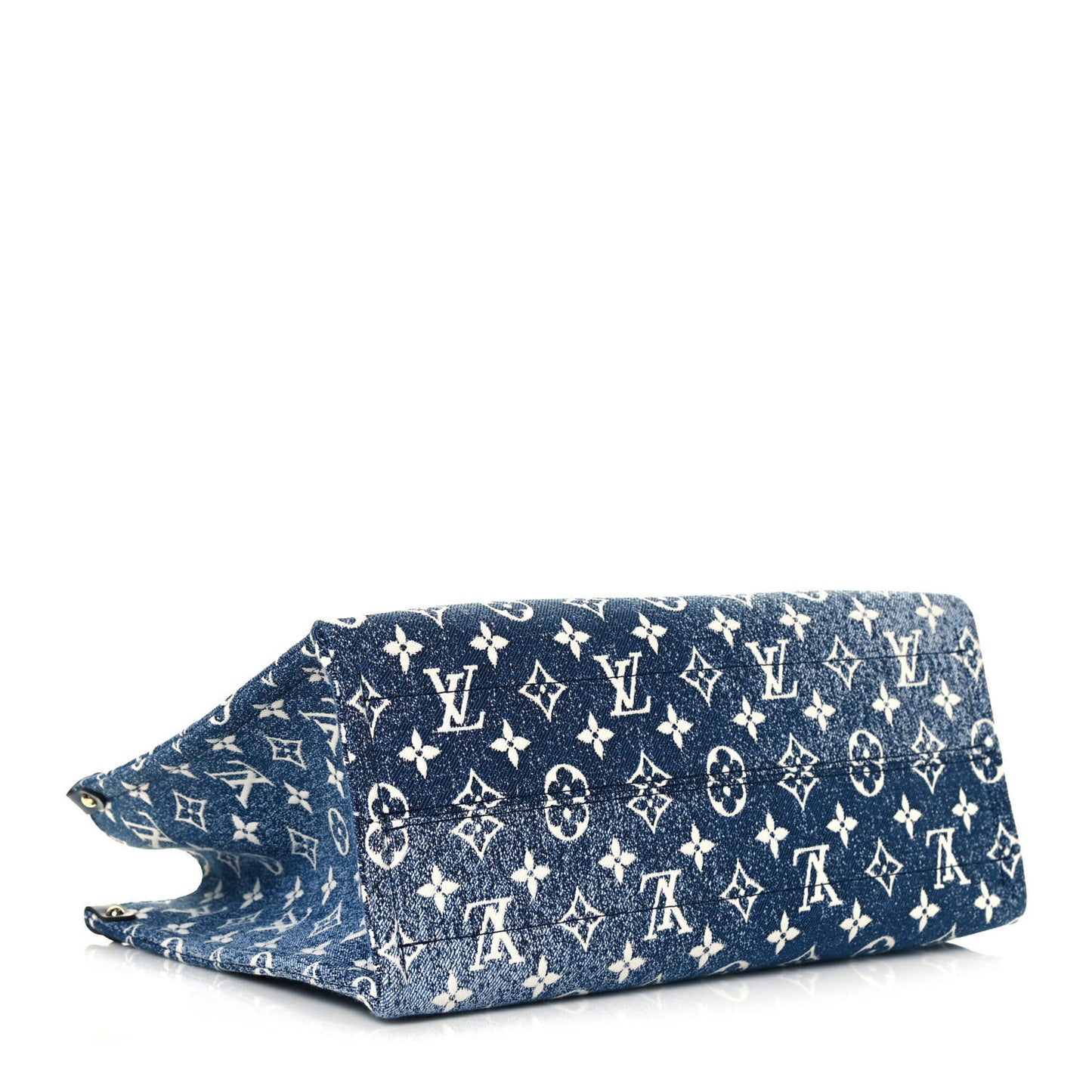 Monogram Jacquard Denim Onthego MM Bleu