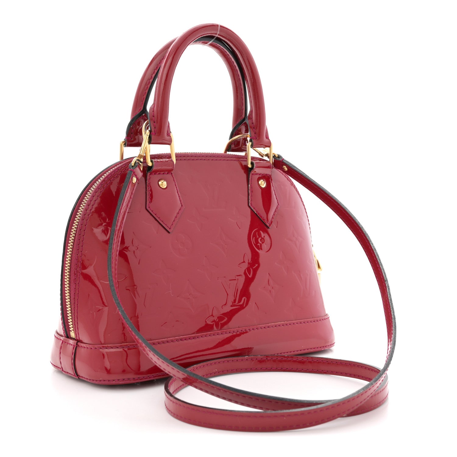 Louis Vuitton Vernis Alma BB Rose Indien 3 of 14