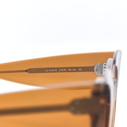 Celine Acetate Petra Sunglasses CL41447/S Transparent Orange 5 of 6