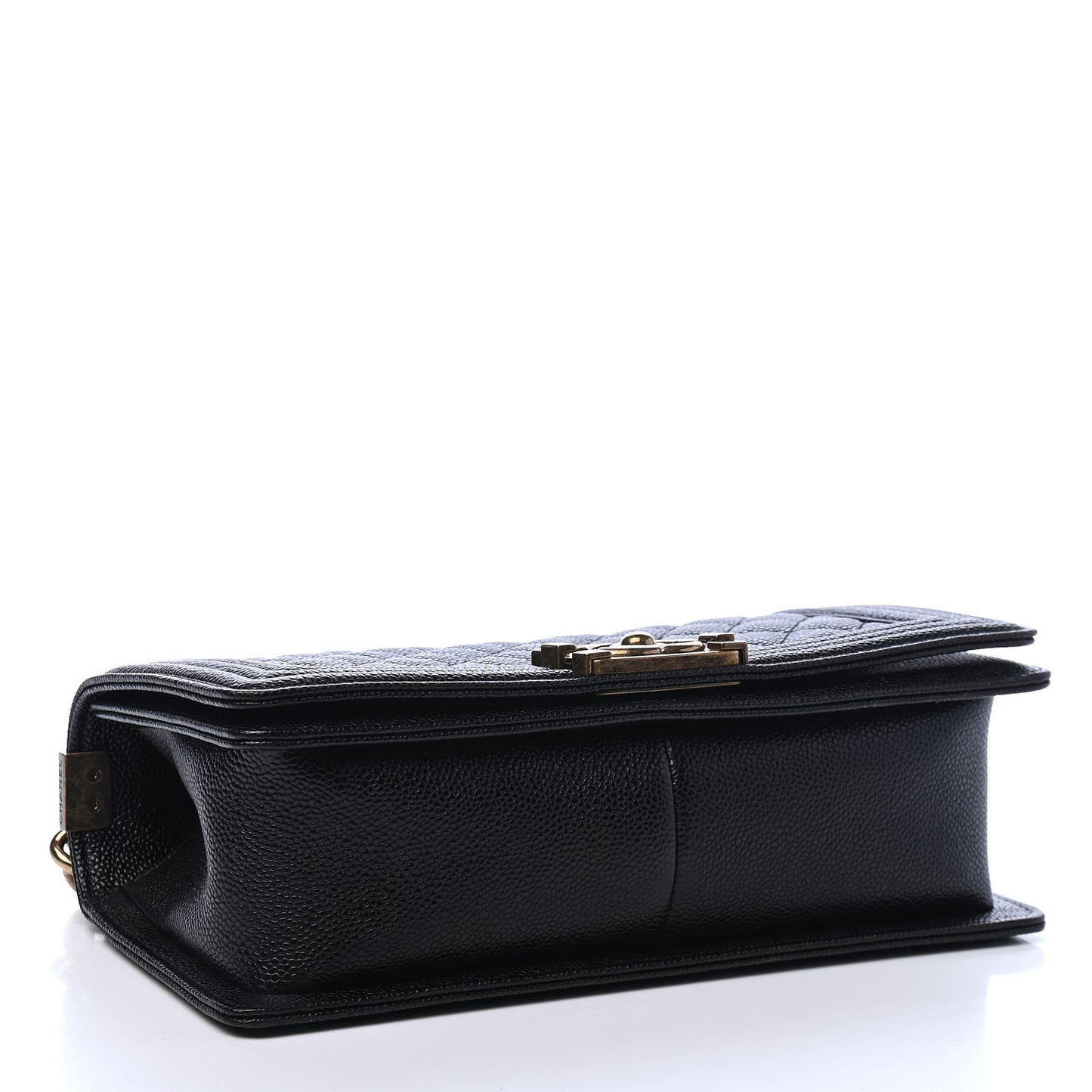 Caviar Quilted Medium Boy Flap Black
