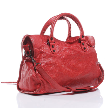 Balenciaga Agneau Classic Hardware City Coquelicot 3 of 9