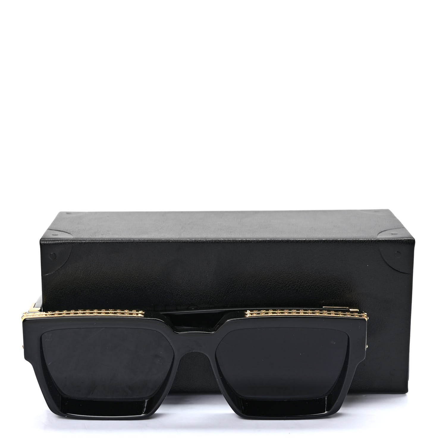 Louis Vuitton Acetate 1.1 Millionaires Sunglasses Z1165E Black 8 of 8