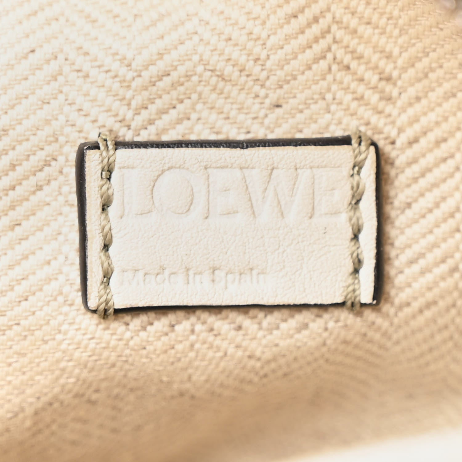 Loewe Calfskin Mini Puzzle Bag Soft White Rosemary 6 of 15