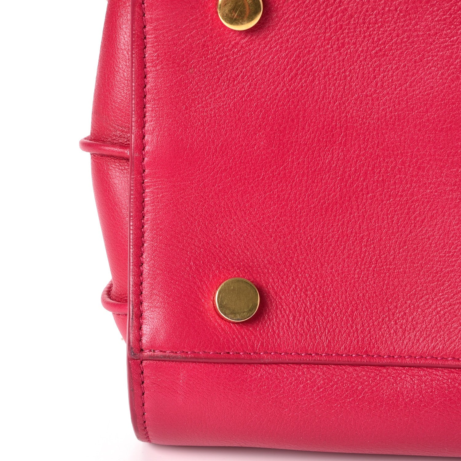 Saint Laurent Calfskin Small Sac De Jour Lipstick Fuchsia 17 of 19