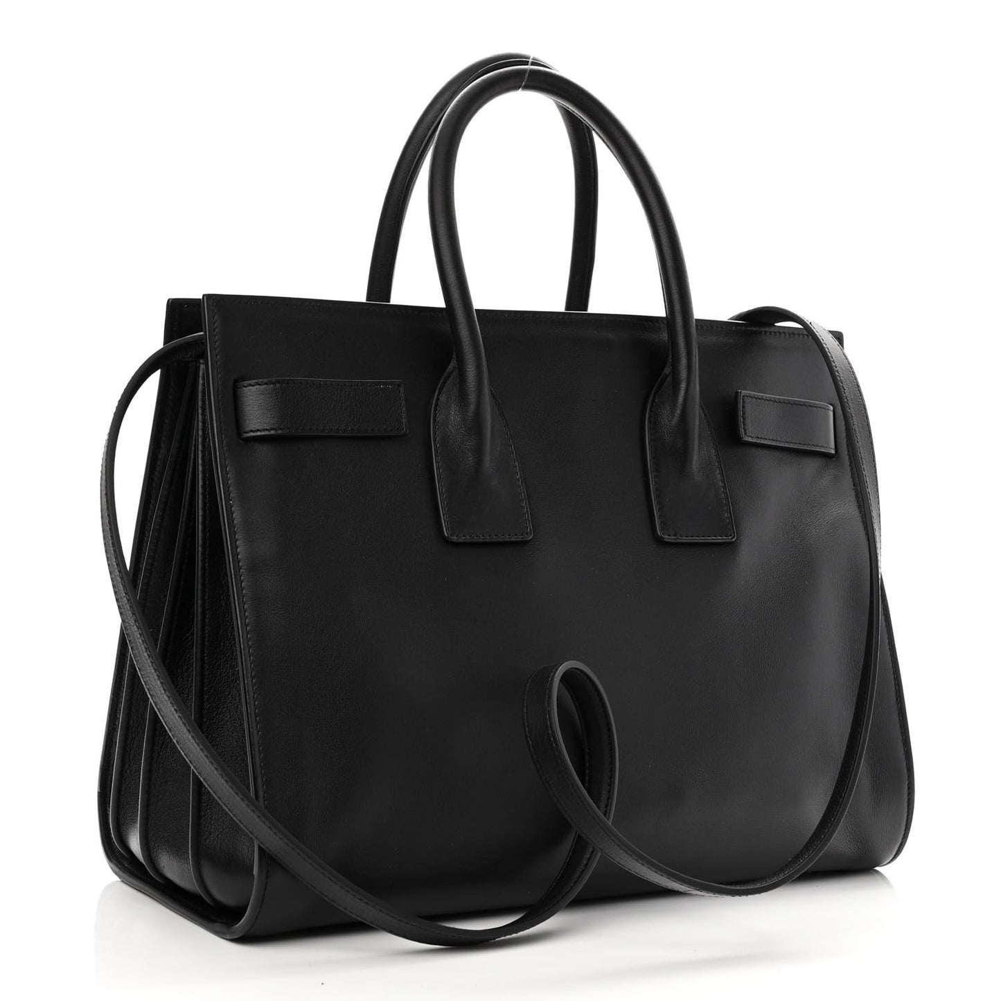 Calfskin Small Sac De Jour Black