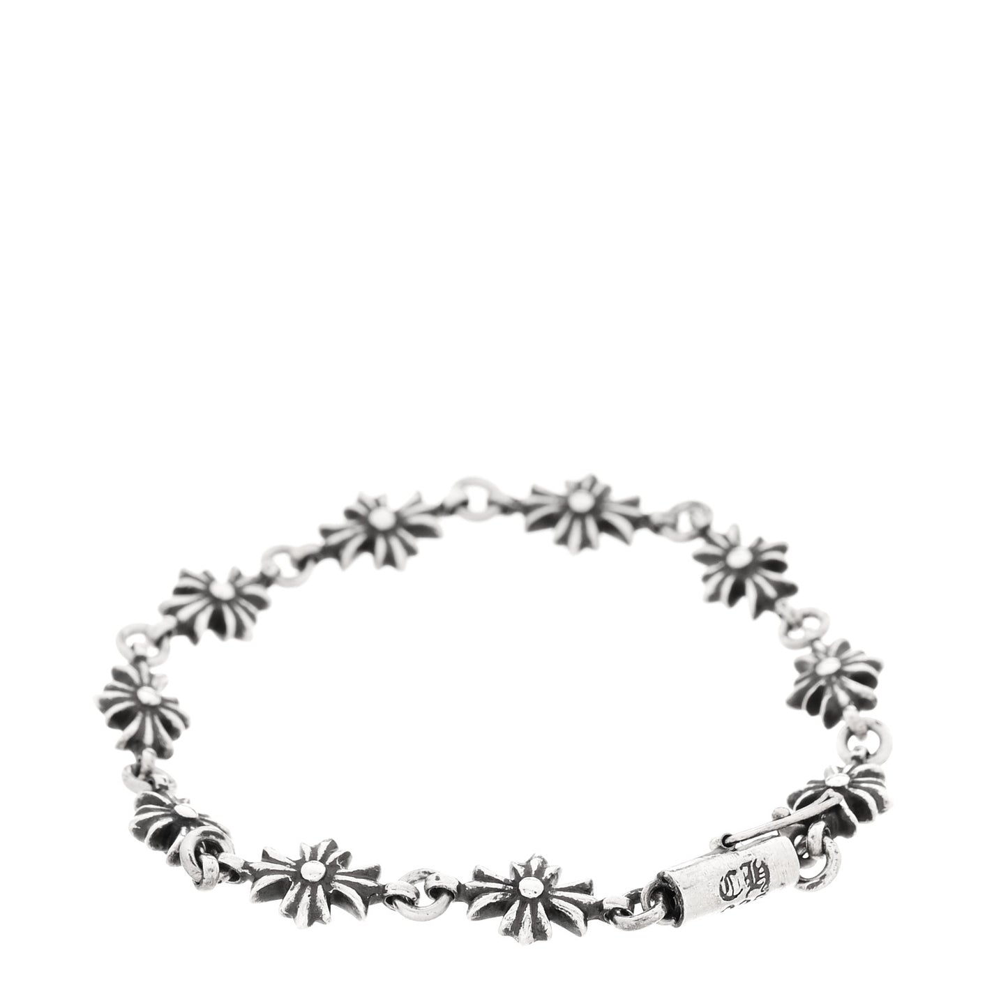 Sterling Silver Tiny E CH Plus Bracelet