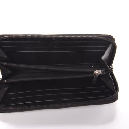 Chanel Caviar Large Timeless CC Zip Around Wallet Black 5 of 9