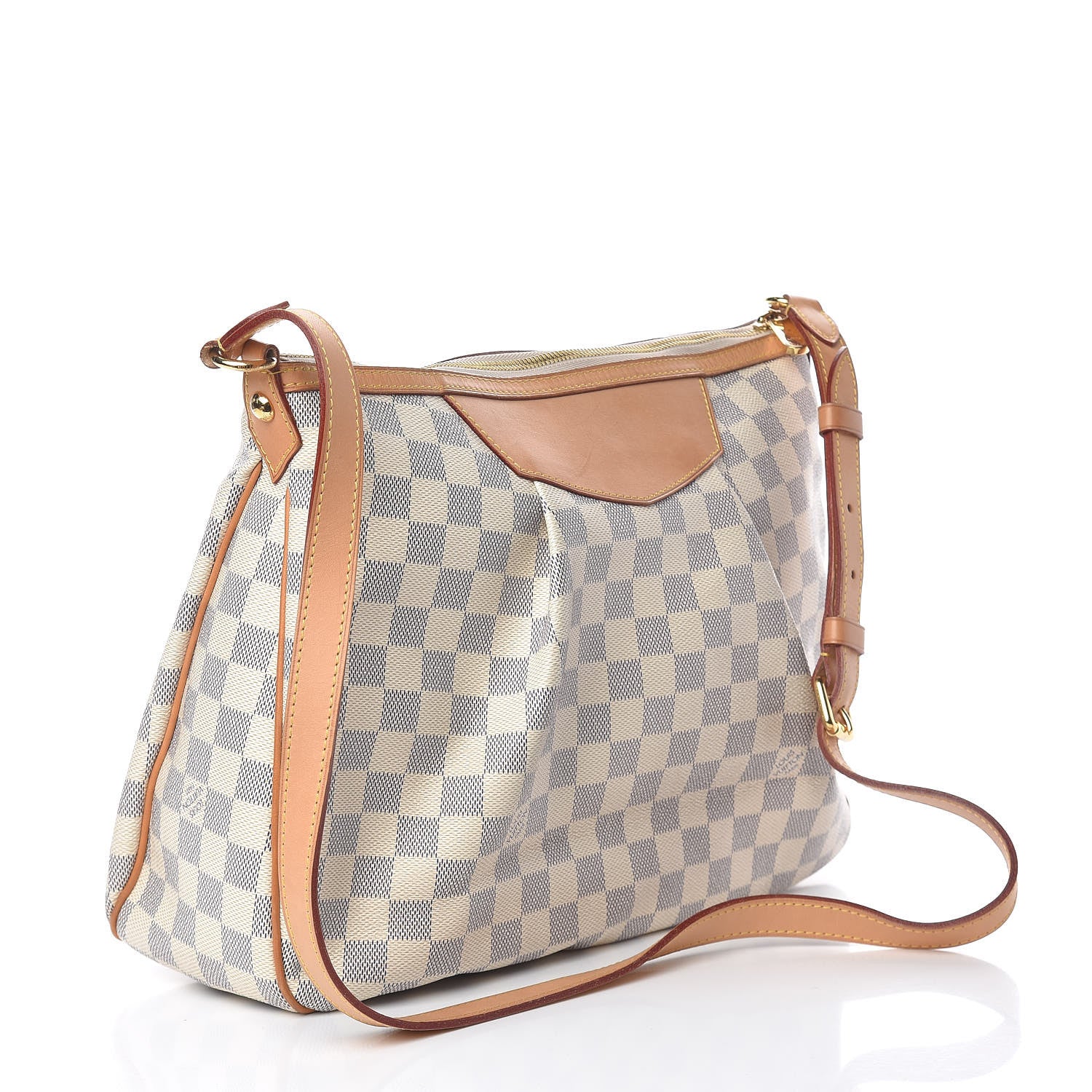 Louis Vuitton Damier Azur Siracusa MM 3 of 15