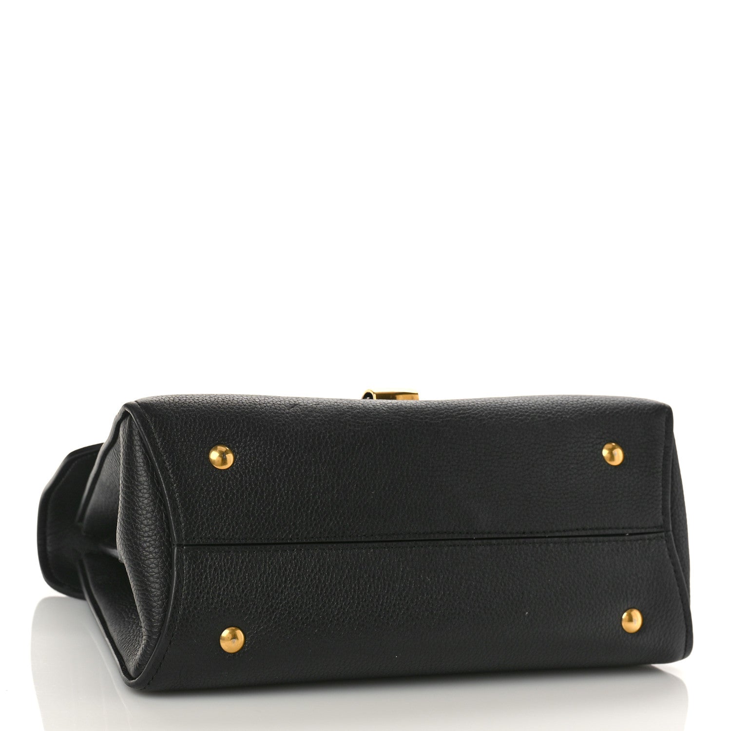 Salvatore Ferragamo Calfskin Small Margot Top Handle Satchel Black 4 of 8