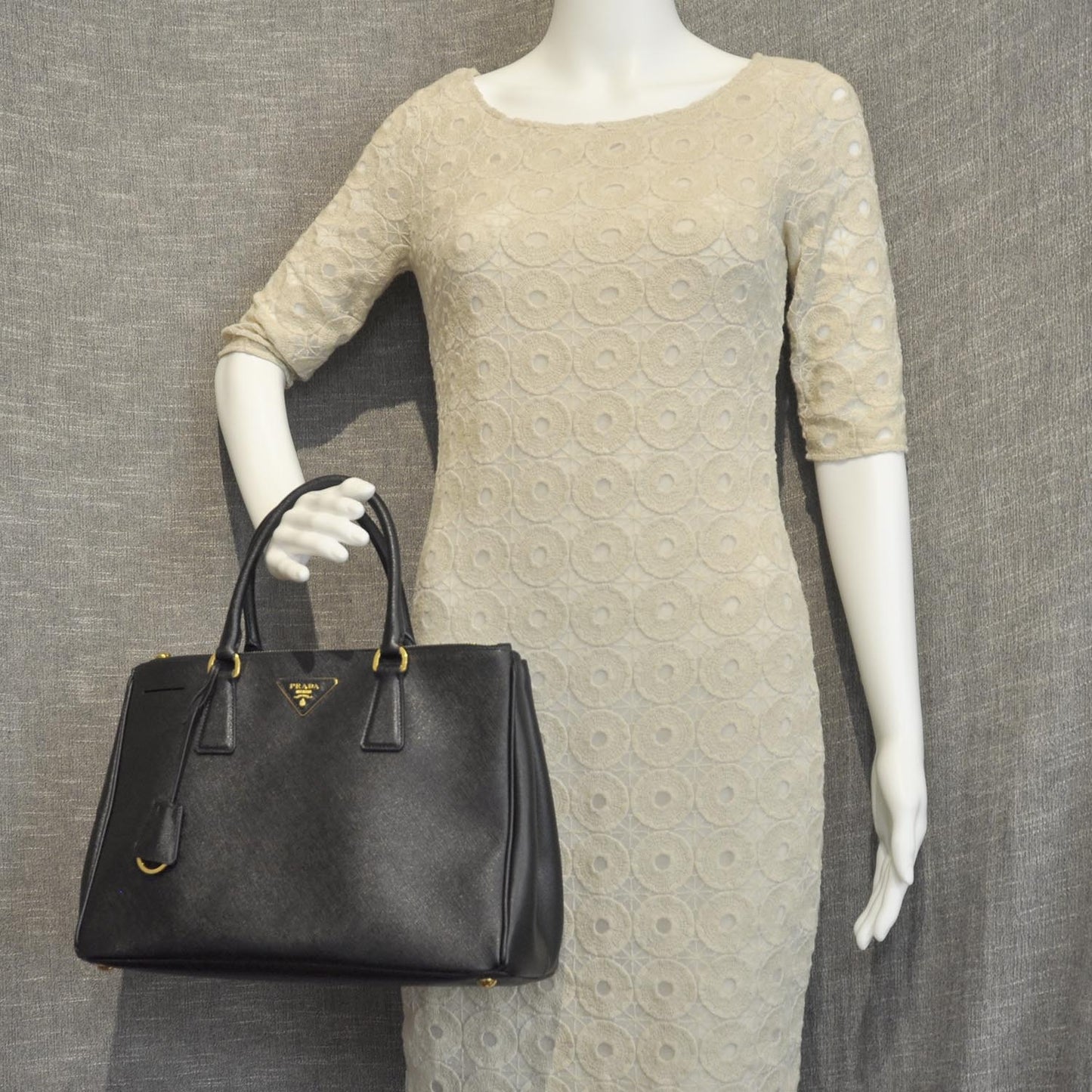 Saffiano Lux Tote Nero Black