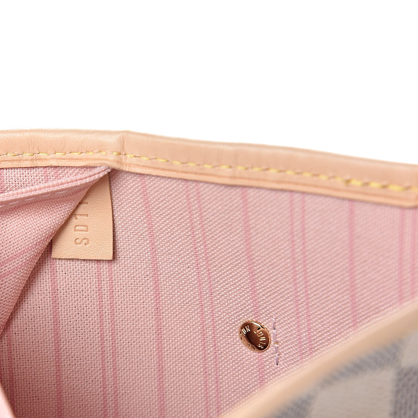 Damier Azur Neo Neverfull MM Rose Ballerine