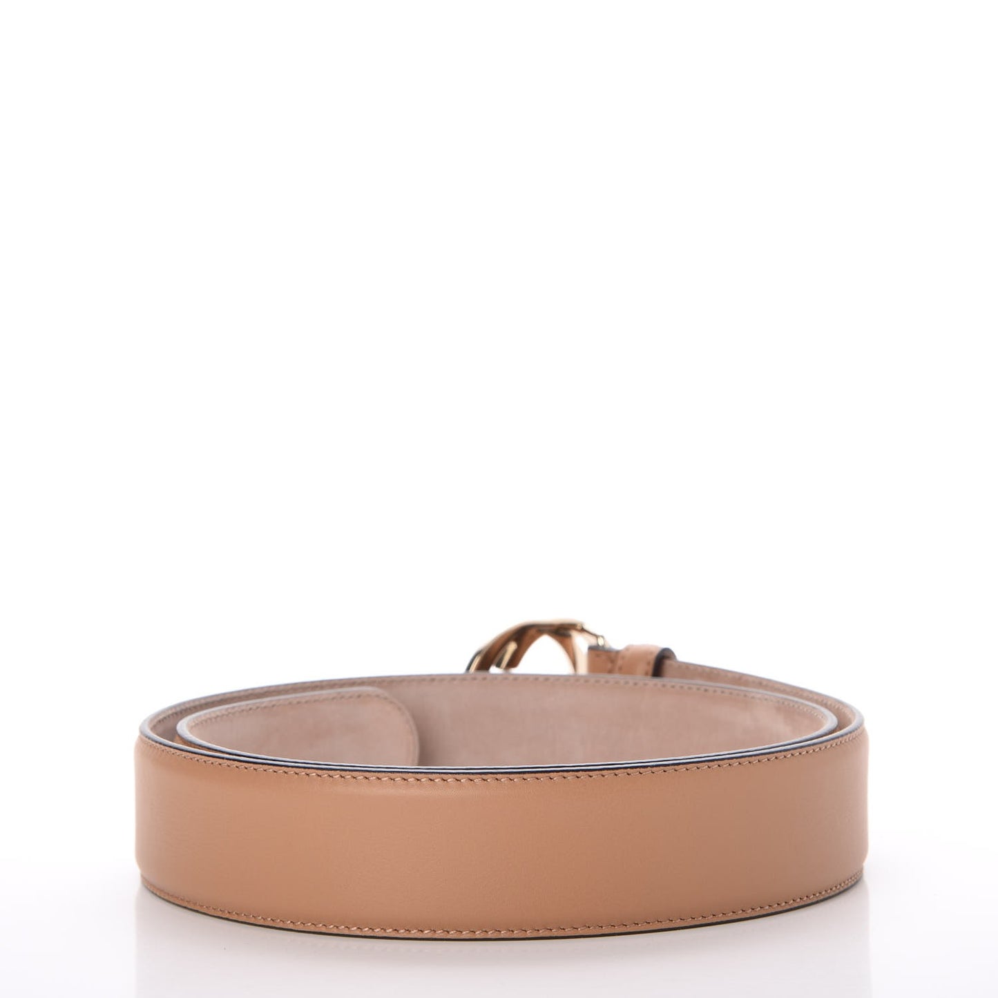 Calfskin Interlocking G 37mm Belt 85 34 Camelia