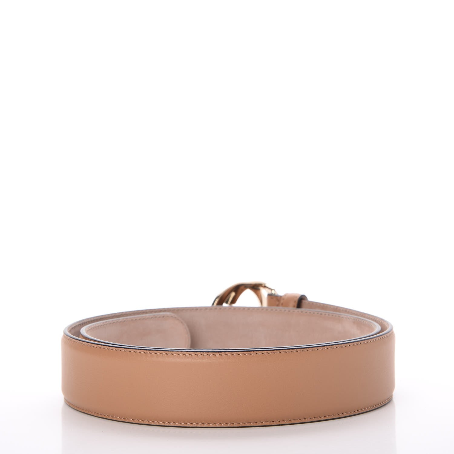 Gucci Calfskin Interlocking G 37mm Belt 85 34 Camelia 3 of 6