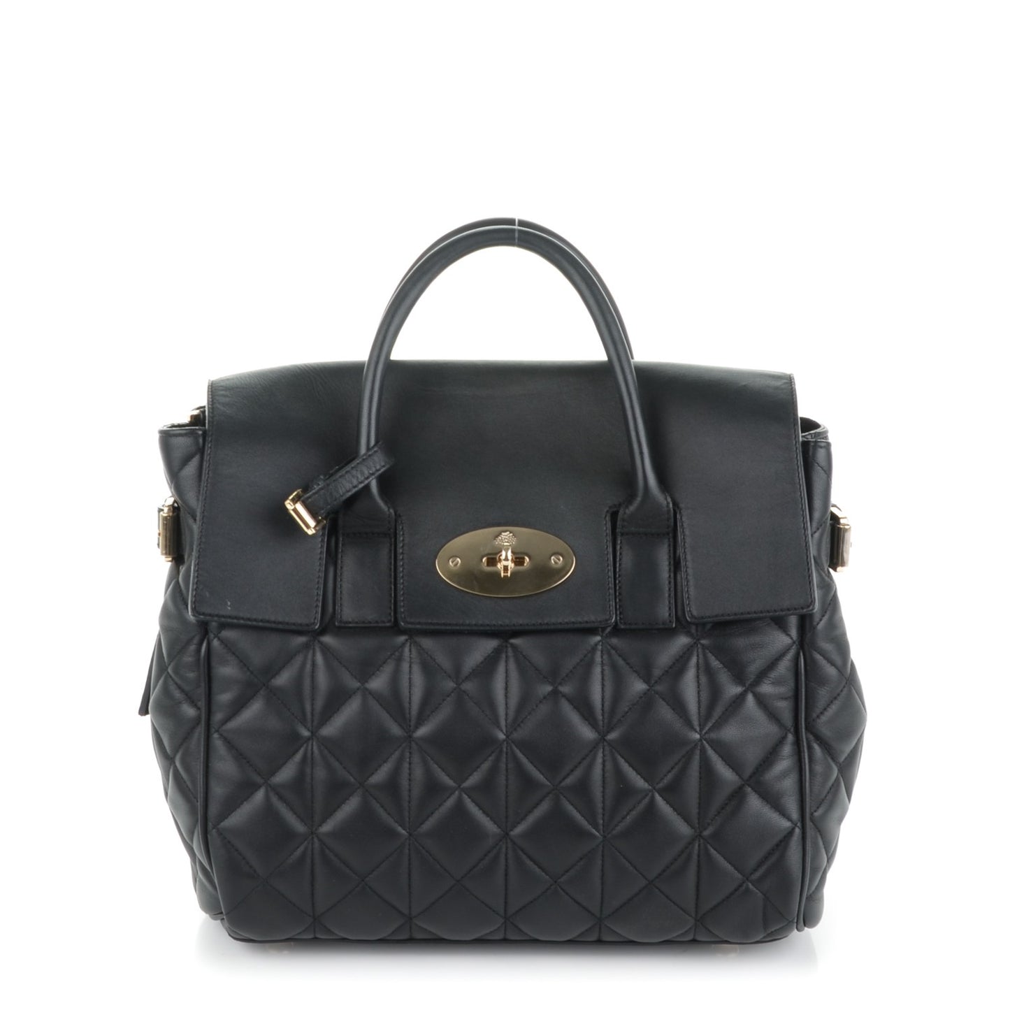 Nappa Quilted Cara Delevingne Convertible Bag Black
