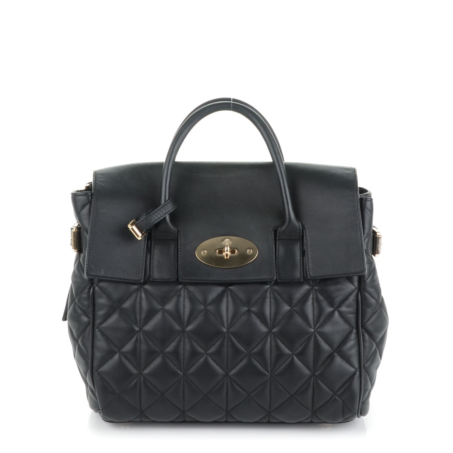 Mulberry Nappa Quilted Cara Delevingne Convertible Bag Black 1 of 7