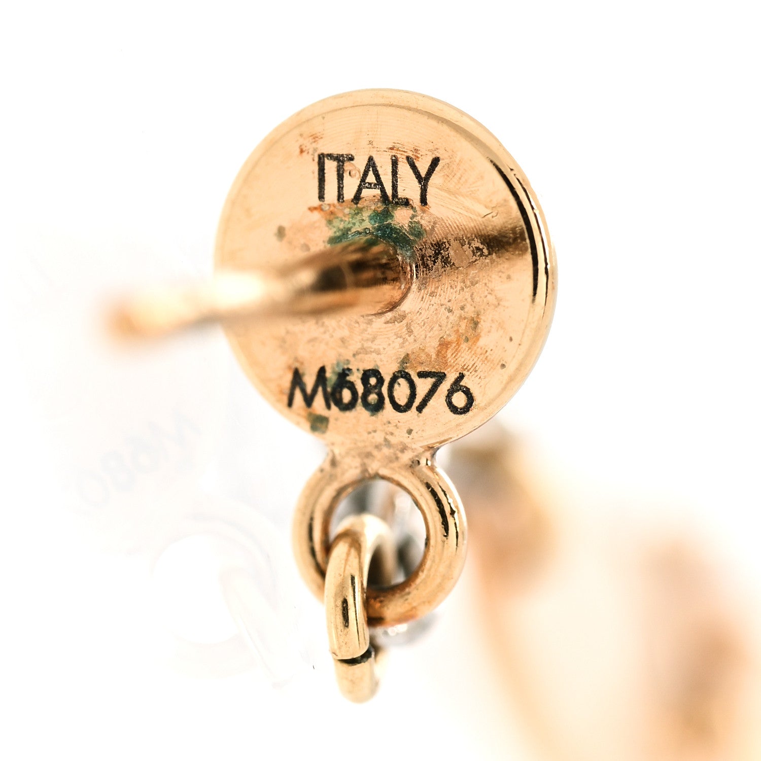 Louis Vuitton Logomania Earrings Gold 5 of 5