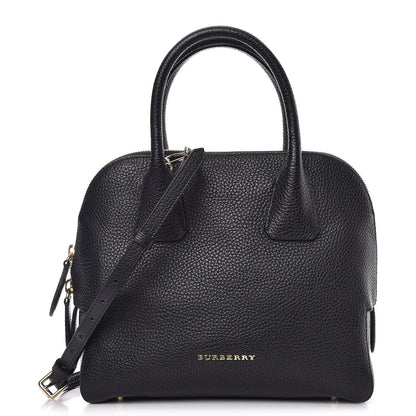 Burberry London Grainy Calfskin Small Greenwood Bowling Bag Black 1 of 14