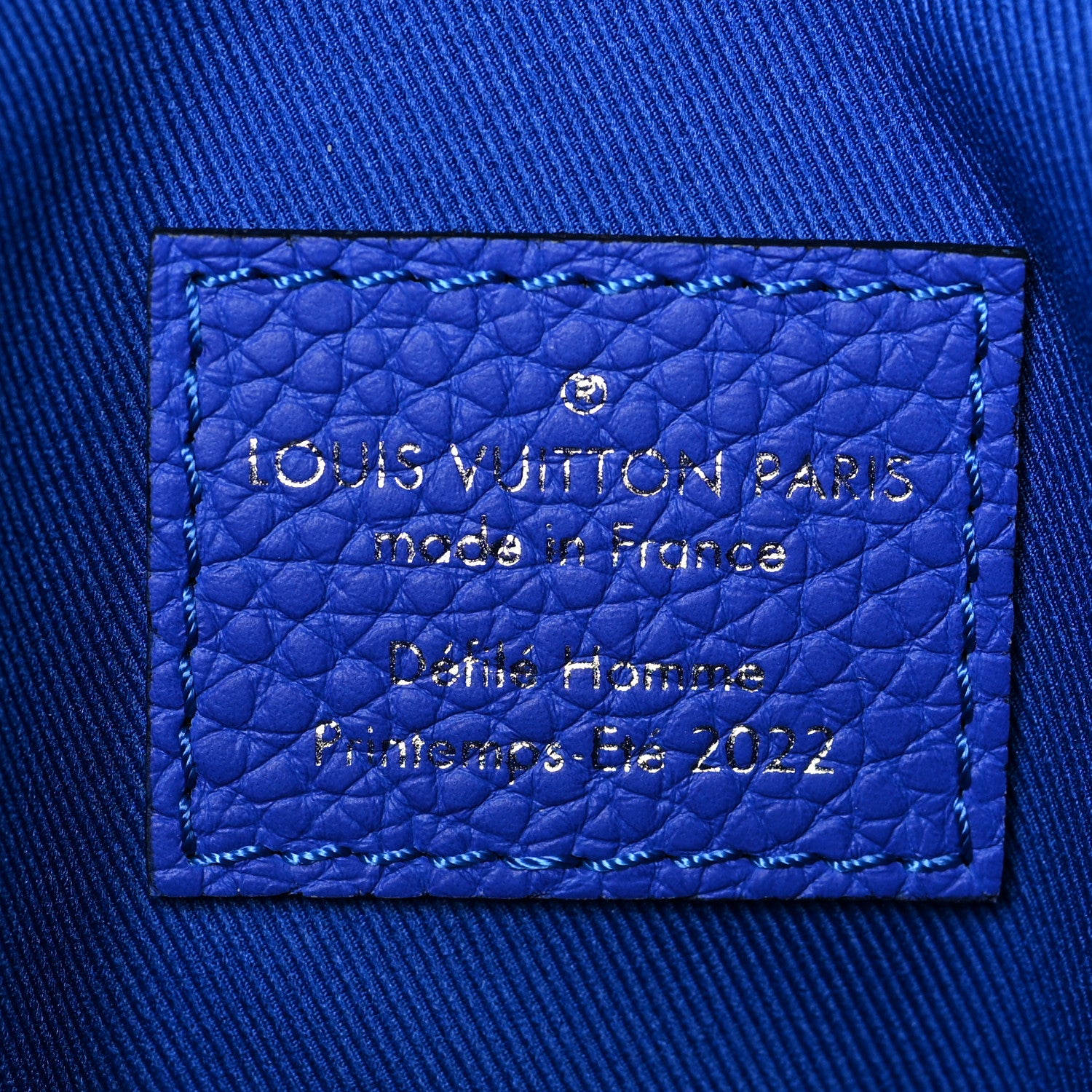 Louis Vuitton Taurillon Illusion Keepall Bandouliere 50 Bleu Rose 6 of 11