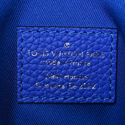 Louis Vuitton Taurillon Illusion Keepall Bandouliere 50 Bleu Rose 6 of 11