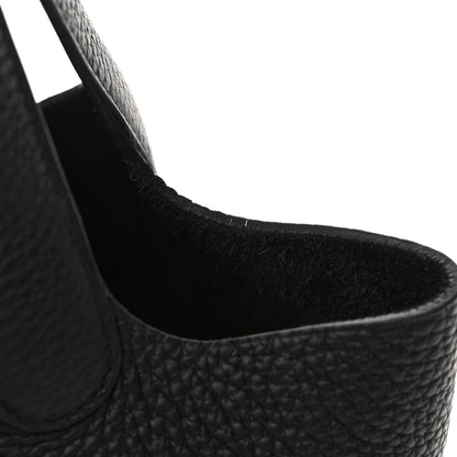 Hermes Taurillon Clemence Picotin Lock 22 MM Black 11 of 13