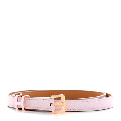 Hermes Epsom 15mm Pop H Belt 75/30 Mauve Pale 1 of 6