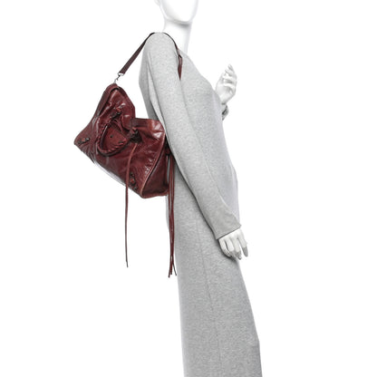Balenciaga Agneau Classic Hardware City Dark Wine 2 of 13