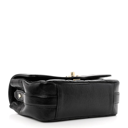 Chanel Crumpled Glazed Lambskin Quilted Mini Flap Black 4 of 10