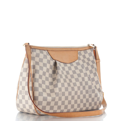 Louis Vuitton Damier Azur Siracusa MM 3 of 9