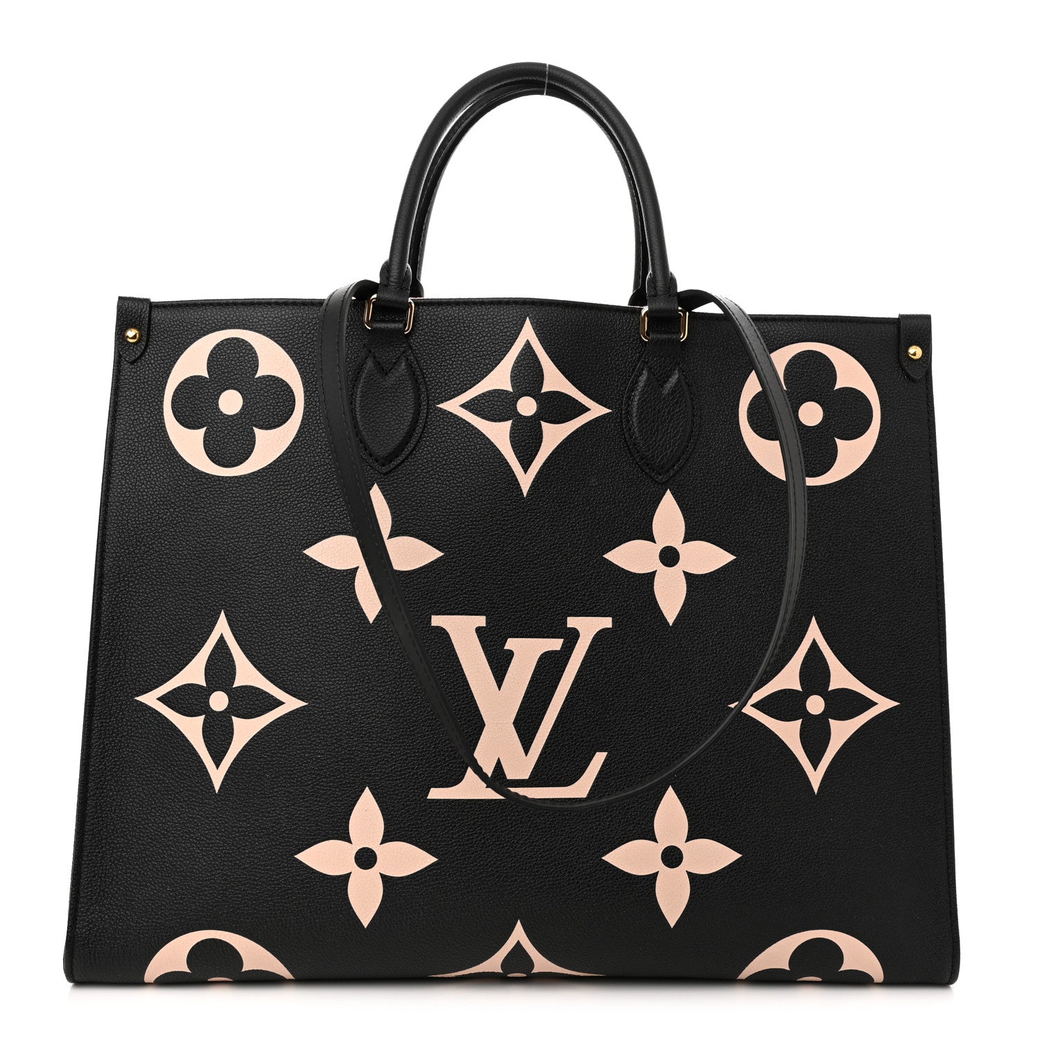 Louis Vuitton Empreinte Monogram Giant Onthego GM Black Beige 1 of 9