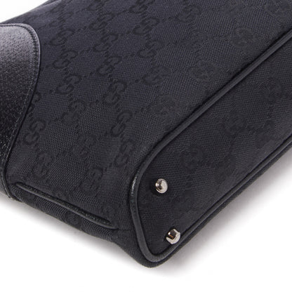 Gucci Monogram Shoulder Bag Black 6 of 7