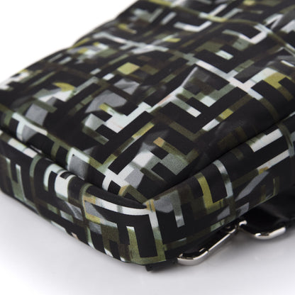 Fendi Nylon CamouFF Sling Bag Black Multicolor 6 of 8