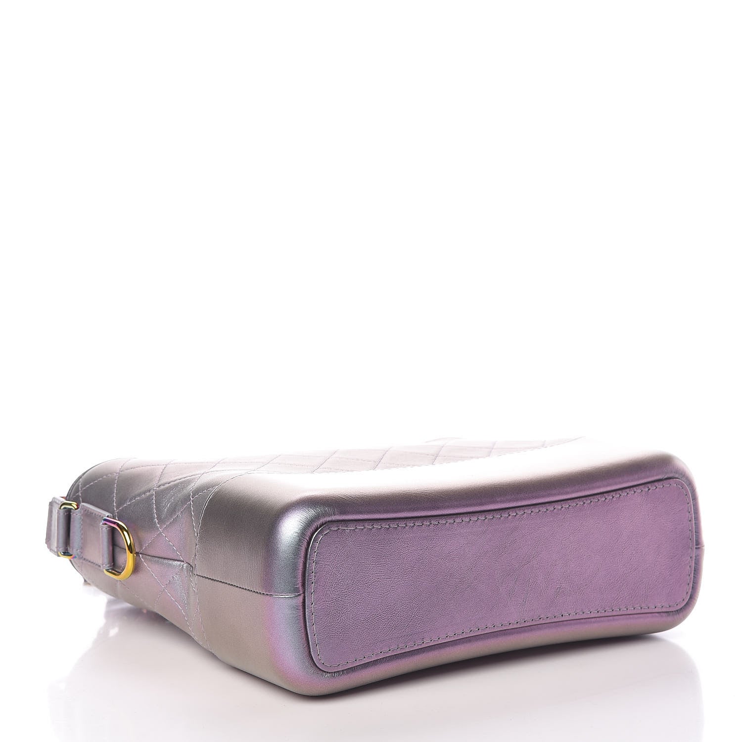 Chanel Iridescent Lambskin Calfskin Quilted Medium Gabrielle Hobo Light Purple 6 of 13