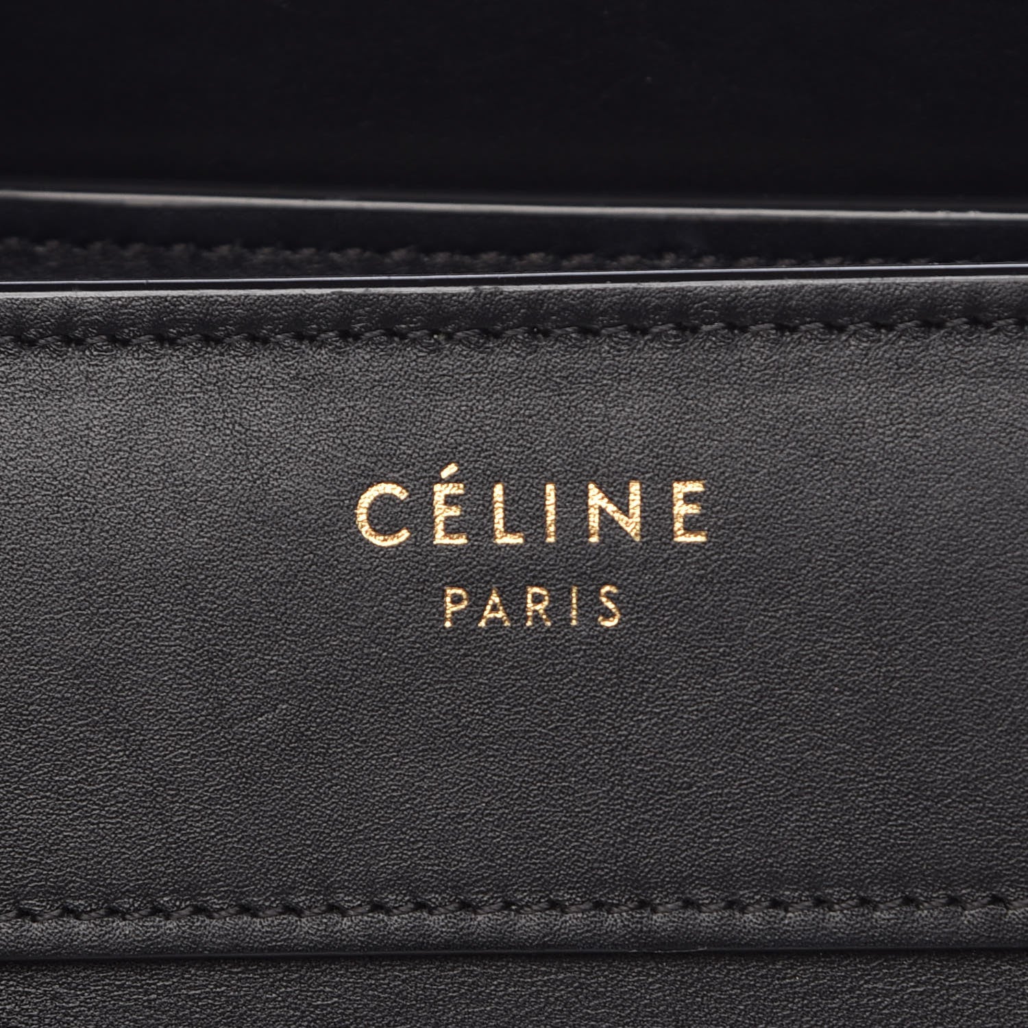 Celine Smooth Calfskin Micro Luggage Black 5 of 10