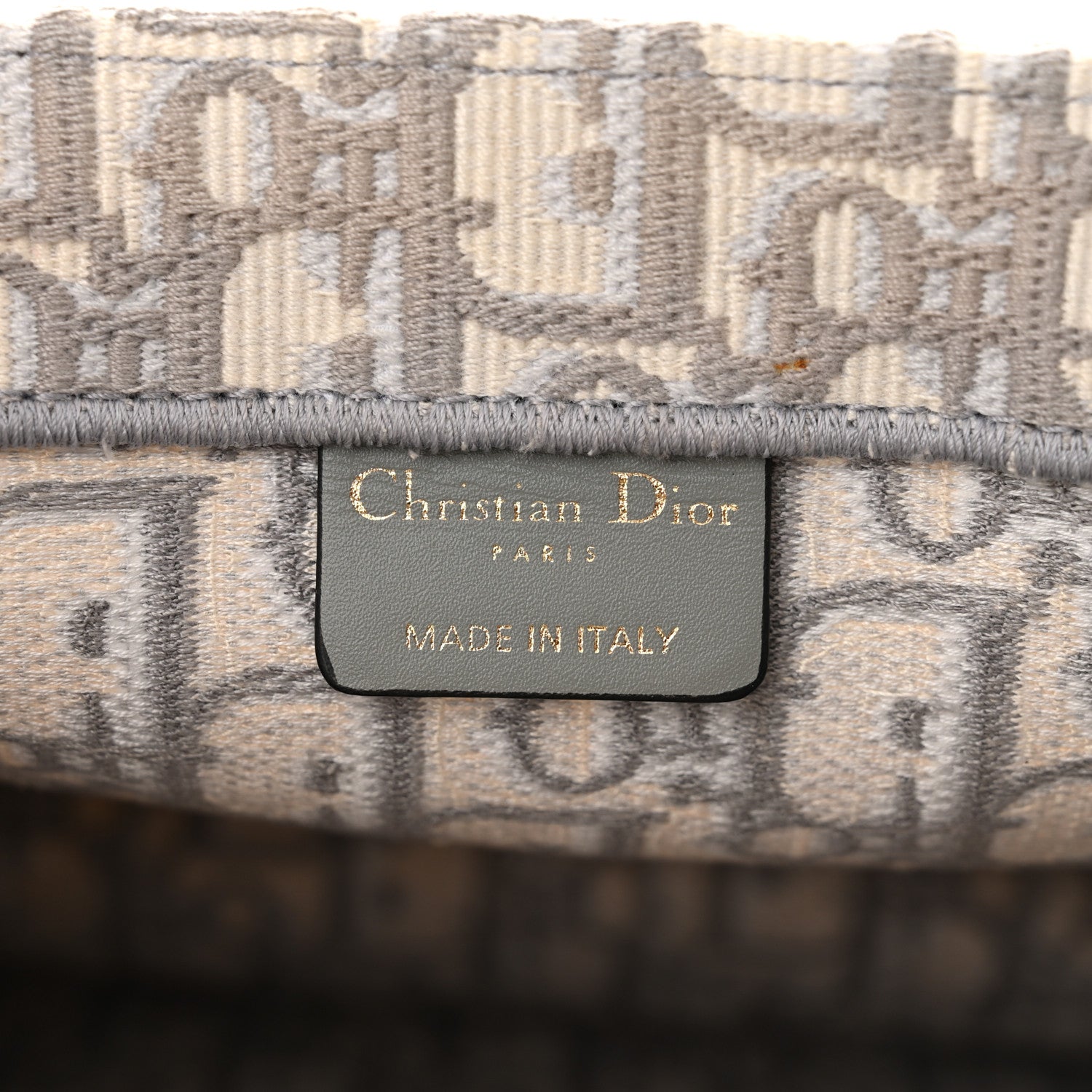 Christian Dior Oblique Medium Book Tote Grey 6 of 10
