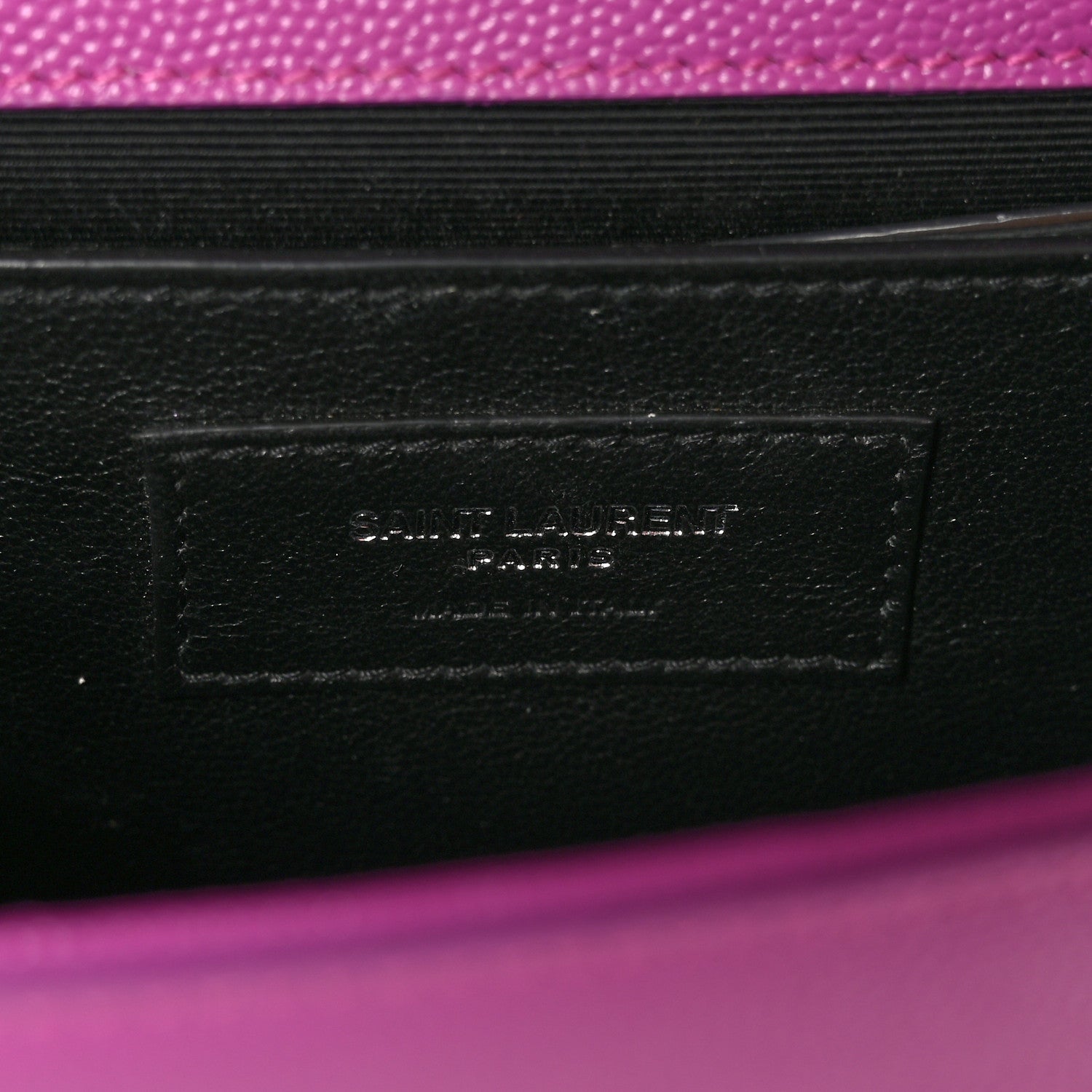 Saint Laurent Grain De Poudre Small Classic Monogram Kate Satchel Light Fuchsia 6 of 9