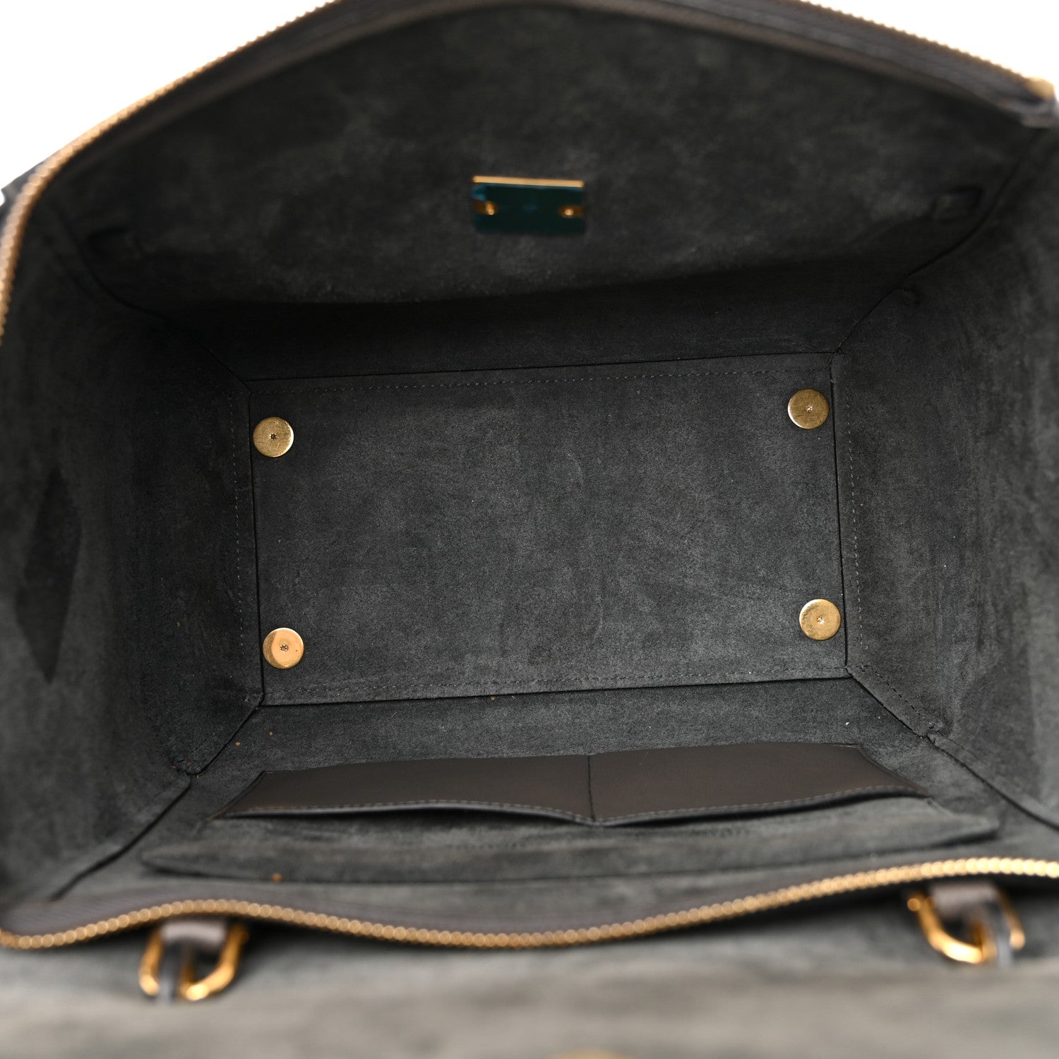 Celine Grained Calfskin Mini Belt Bag Grey 5 of 20