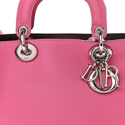 Christian Dior Smooth Calfskin Mini Diorissimo Tote Pink 9 of 11