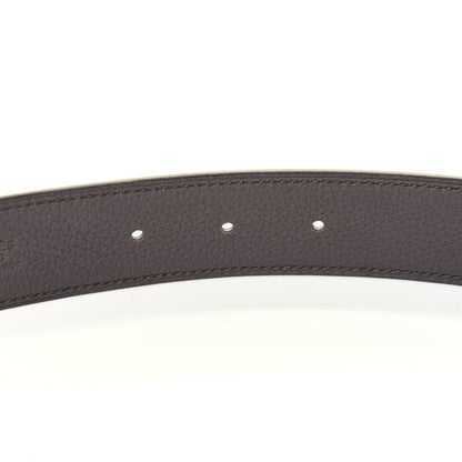 Hermes Box Togo 32mm H Belt 90 Black Etain 8 of 10