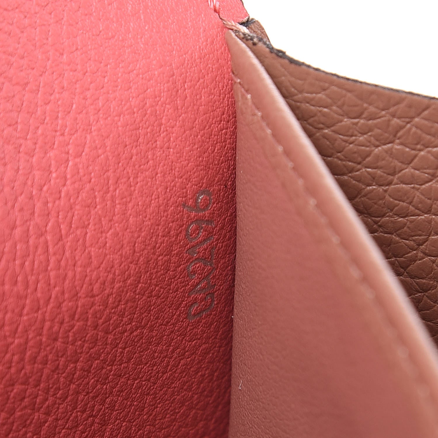 Louis Vuitton Calfskin Lockme II Wallet Blossom 7 of 10