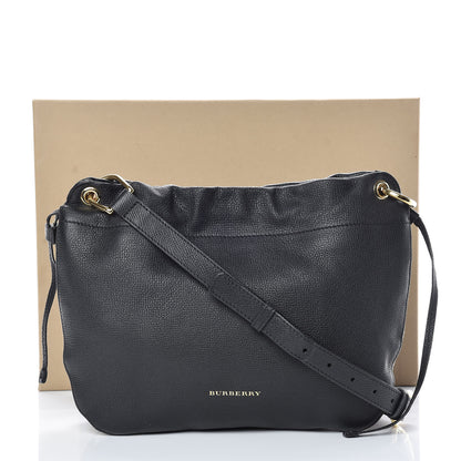Burberry Grainy Calfskin House Check Small Bingley Black 13 of 13