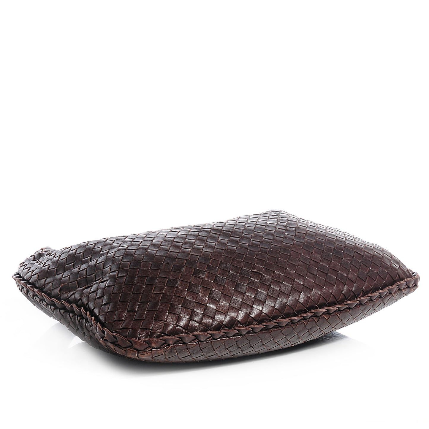 Nappa Intrecciato Medium Veneta Hobo Ebano