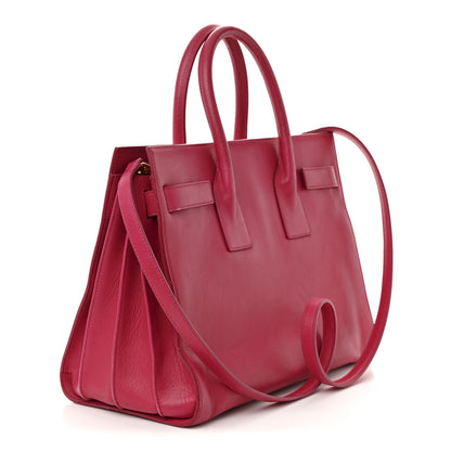 Saint Laurent Calfskin Small Sac De Jour Lipstick Pink 3 of 13