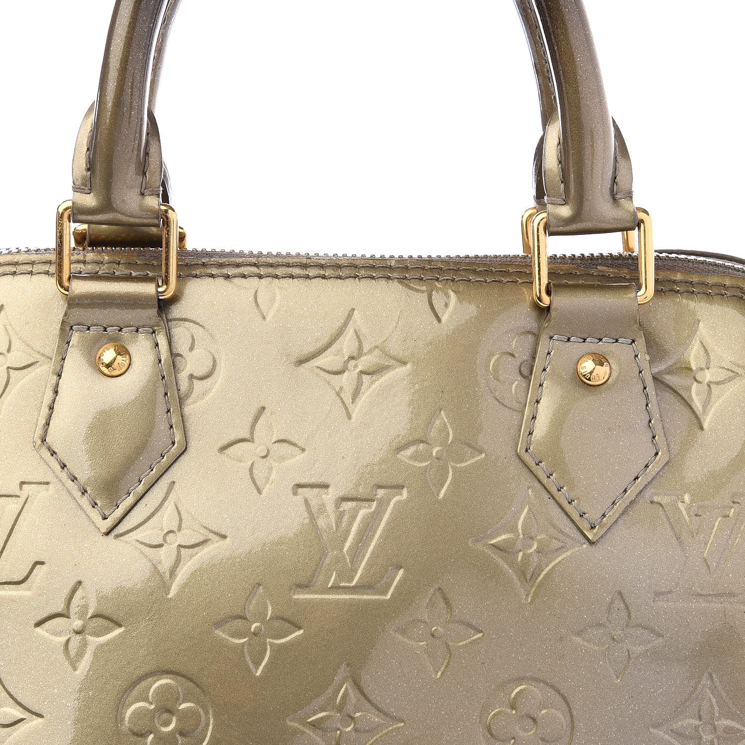 Louis Vuitton Vernis Alma PM Gris Art Deco 8 of 8