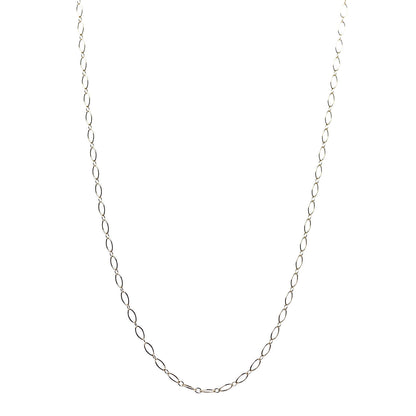 Tiffany 18K Yellow Gold Oval Link Chain Necklace 18" 1 of 5