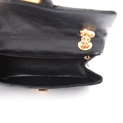 Chanel Aged Calfskin Quilted 2.55 Reissue Mini Flap Black 4 of 11