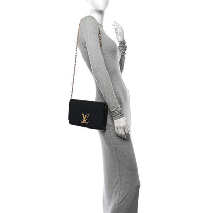 Louis Vuitton Calfskin Chain Louise GM NM Black 2 of 11