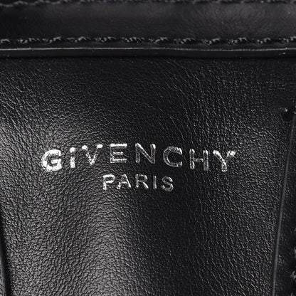 Givenchy Waxed Calfskin Small Nightingale Logo Strap Black 7 of 9