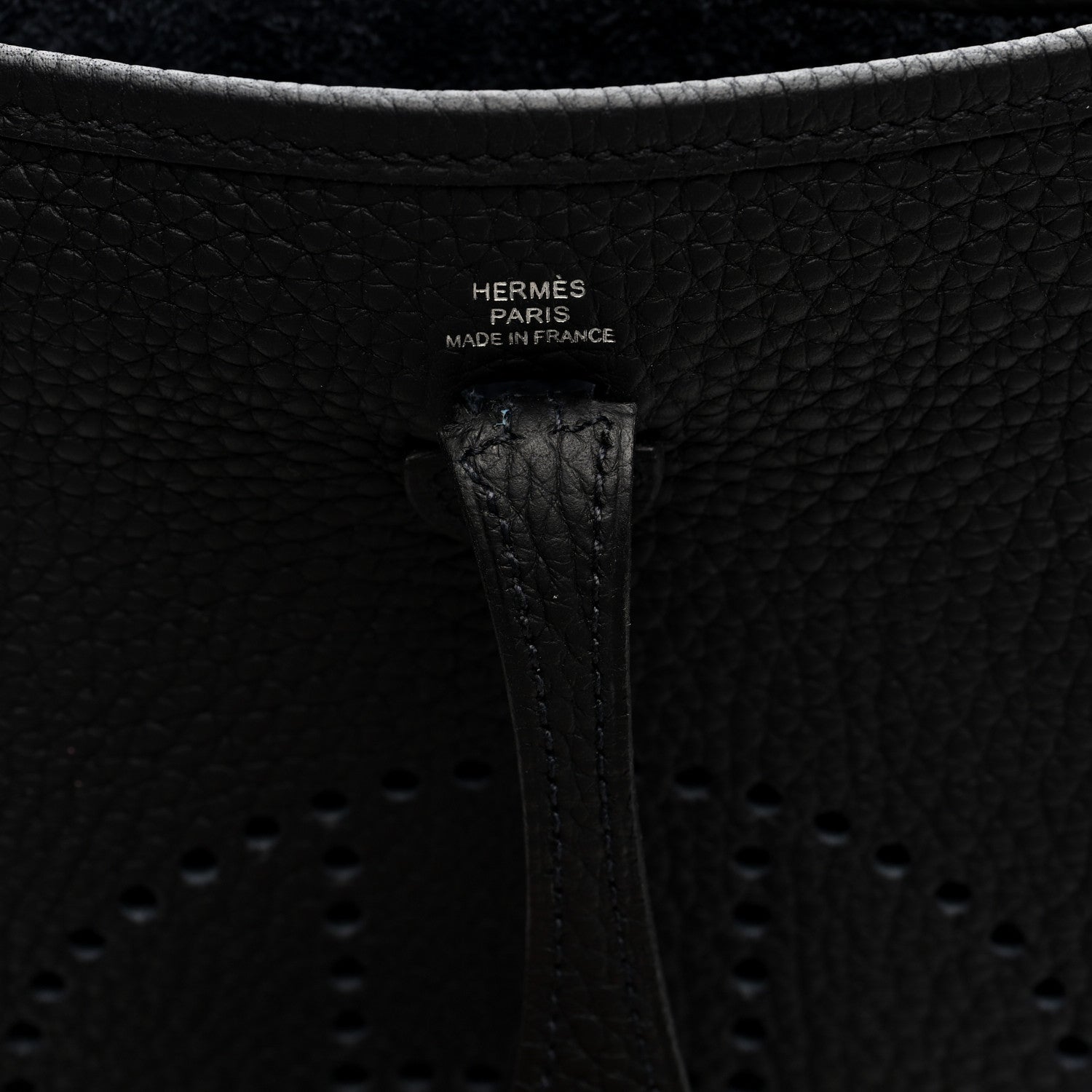 Hermes Taurillon Clemence Evelyne TPM Black 6 of 11